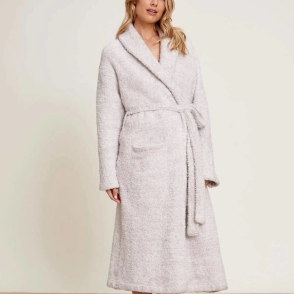 Barefoot Dreams | Cozy Chic Robe heathered light grey size 1